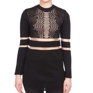 Alexander a Wang x H&M Black Sheer Blouse